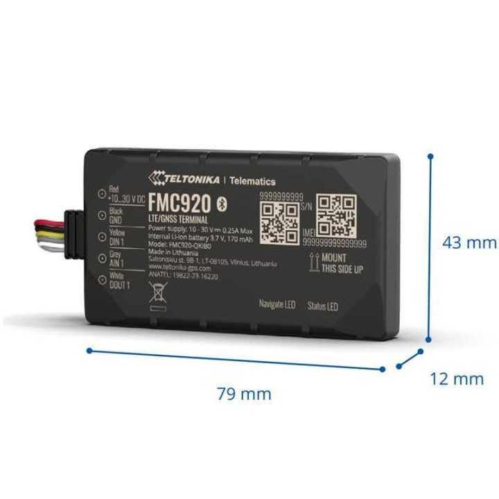 Localizador GPS 4G - Teltonika FMC920